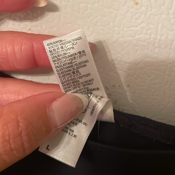 American Apparel NWT Large Navy and Pink Sleeveless Tank Dress - Picture 6 of 7